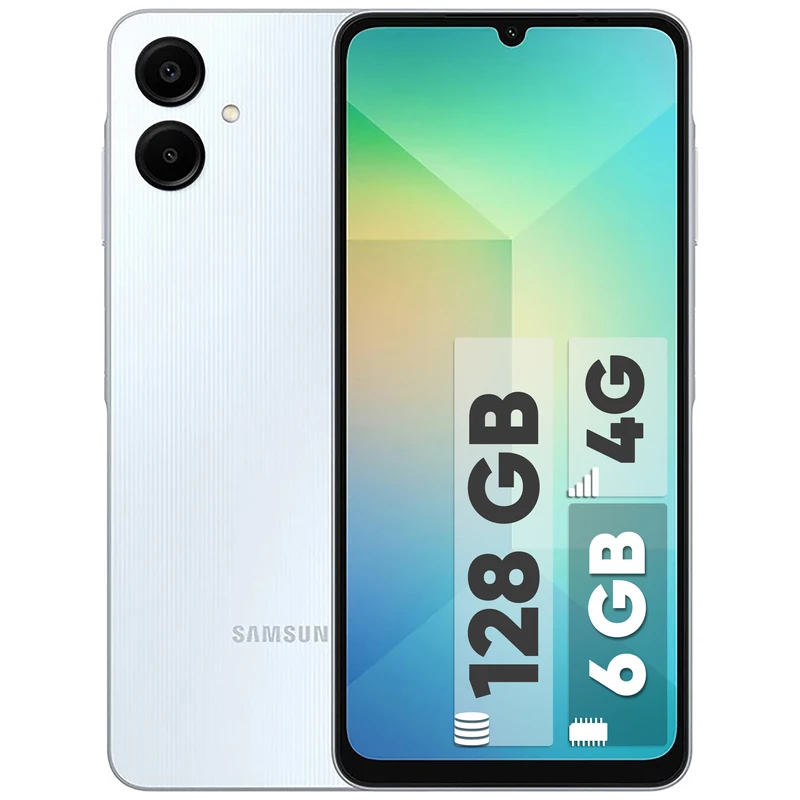  گوشی موبایل سامسونگ مدل Galaxy A06 دو سیم کارت ظرفیت 128 گیگابایت و رم 6 گیگابایت
