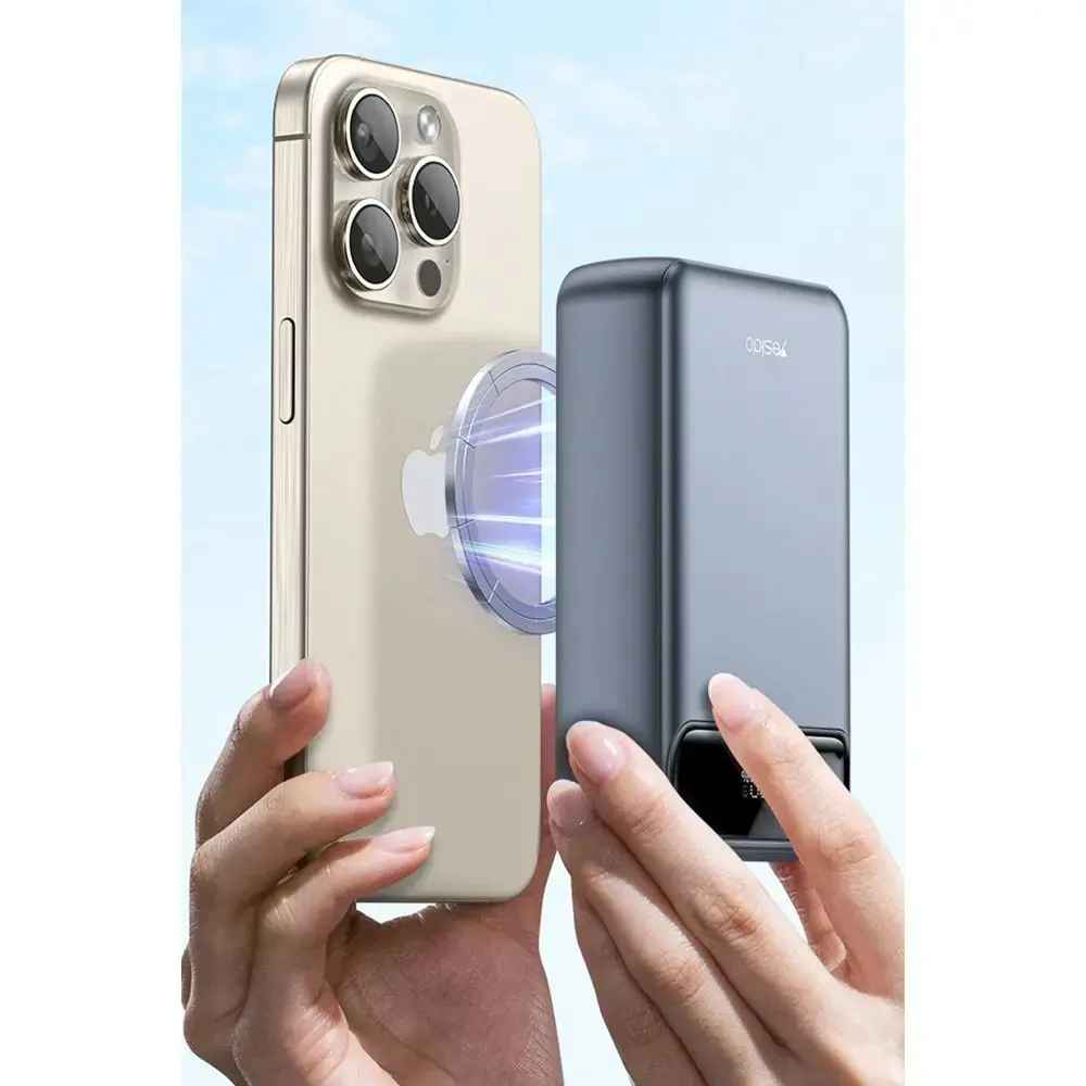 پاوربانک وایرلس یسیدو مدل YP50 ظرفیت 20000 میلی آمپر ساعت